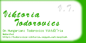 viktoria todorovics business card